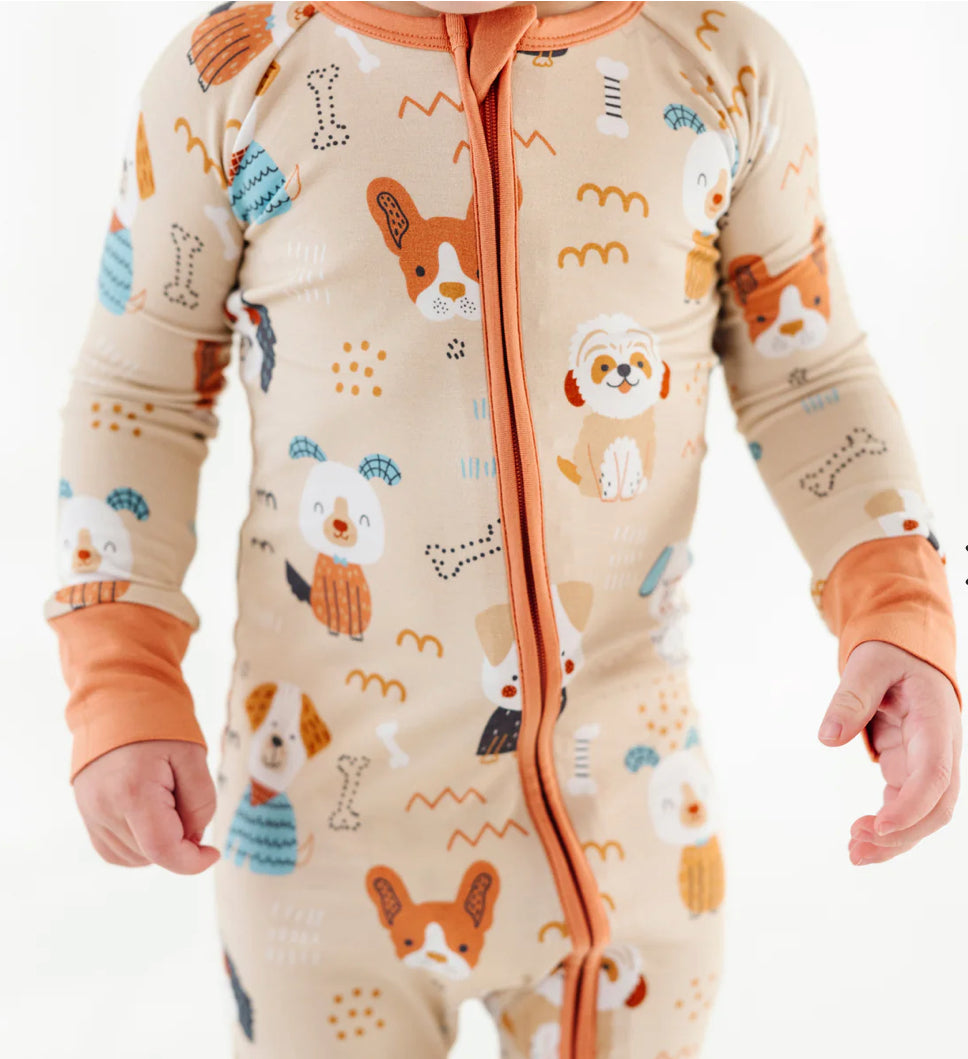Convertible Footies- PAJAMA PAWTY