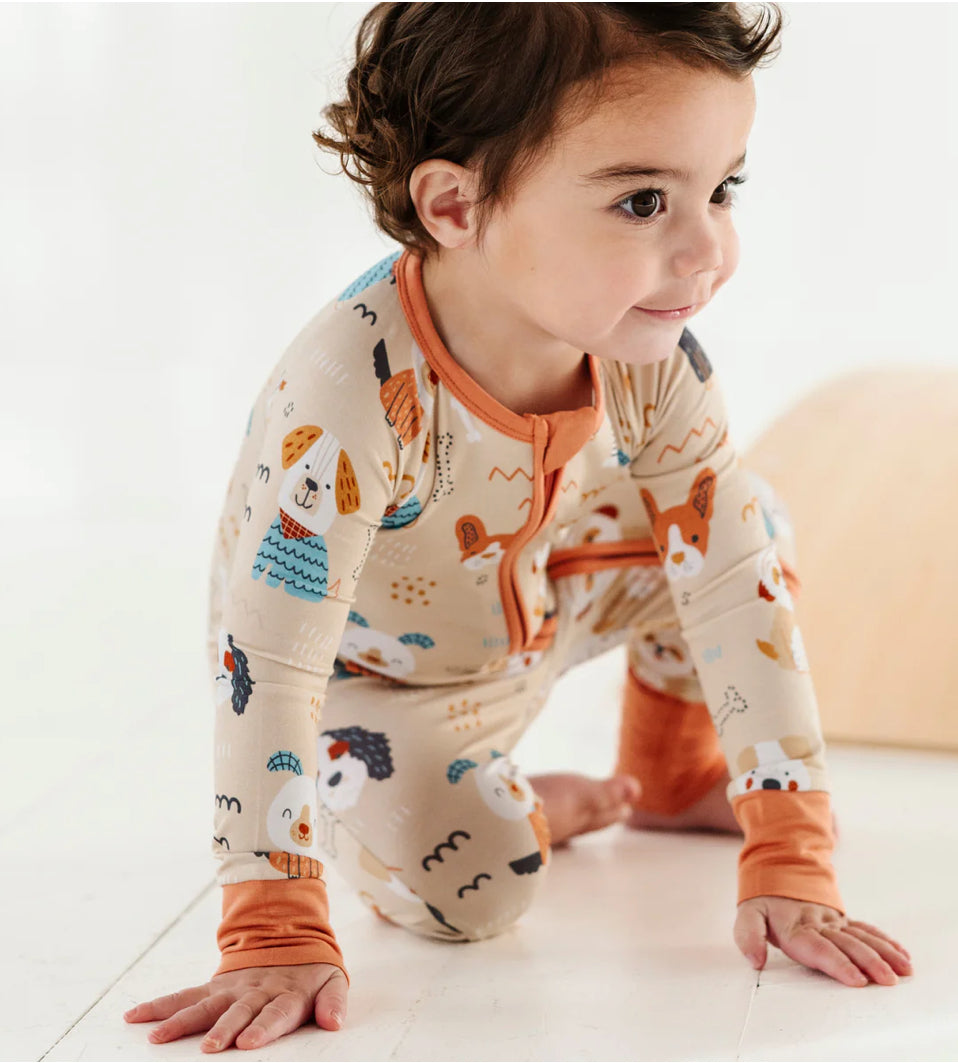 Convertible Footies- PAJAMA PAWTY