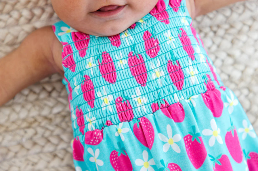 Smocked Birdie Bubble- JUNE