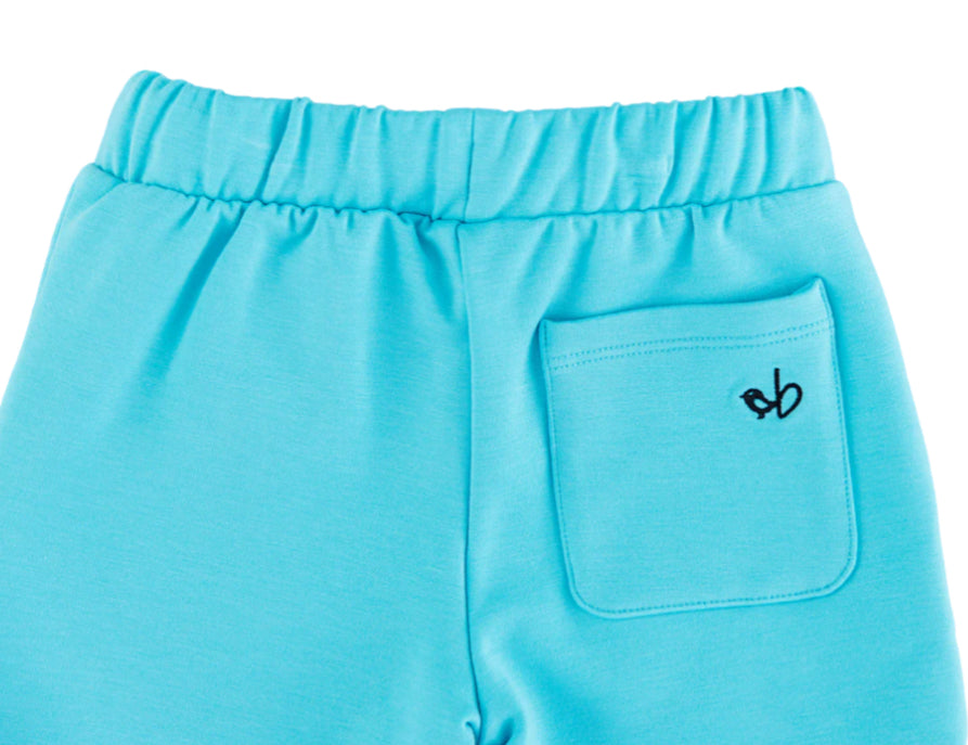 Bamboo/Cotton Shorts- Lagoon