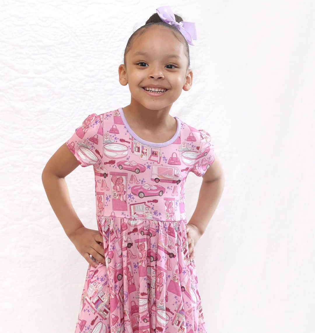 Girls Bamboo Twirl Dress- DREAM DOLL