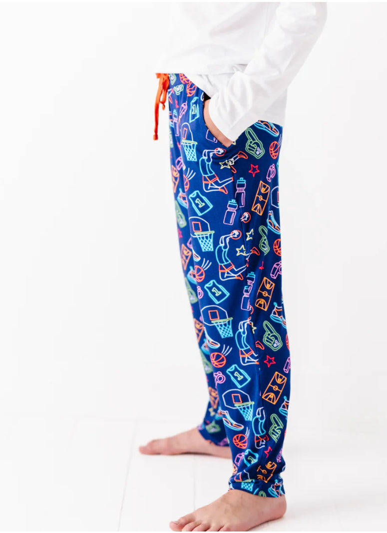 Boys Lounge Pants- Bigger Kids- Nothin’ But Neon