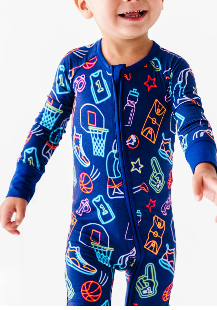 Convertible Footies- NOTHIN’ BUT NEON