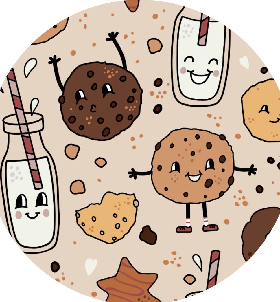 Short Sleeve Romper- RETRO COOKIE-EVERYTHING I DOUGH