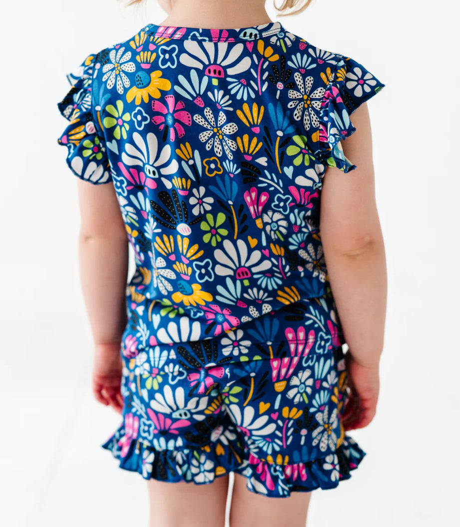 Toddler 2pc Ruffle Pajamas- I CAN BUY MYSELF FLOWERS