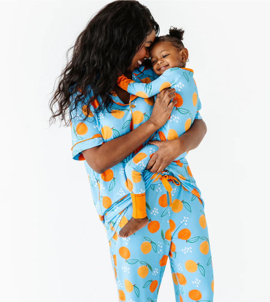 Convertible Footies- BE MY CLEMENTINE