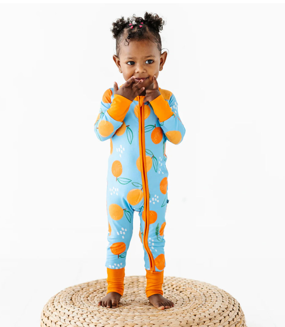 Convertible Footies- BE MY CLEMENTINE