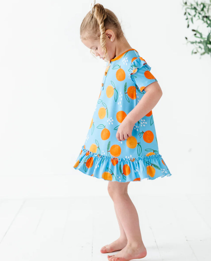 Toddler/Kids Gown- BE MY CLEMENTINE
