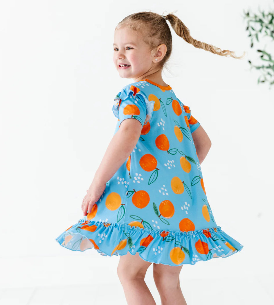 Toddler/Kids Gown- BE MY CLEMENTINE