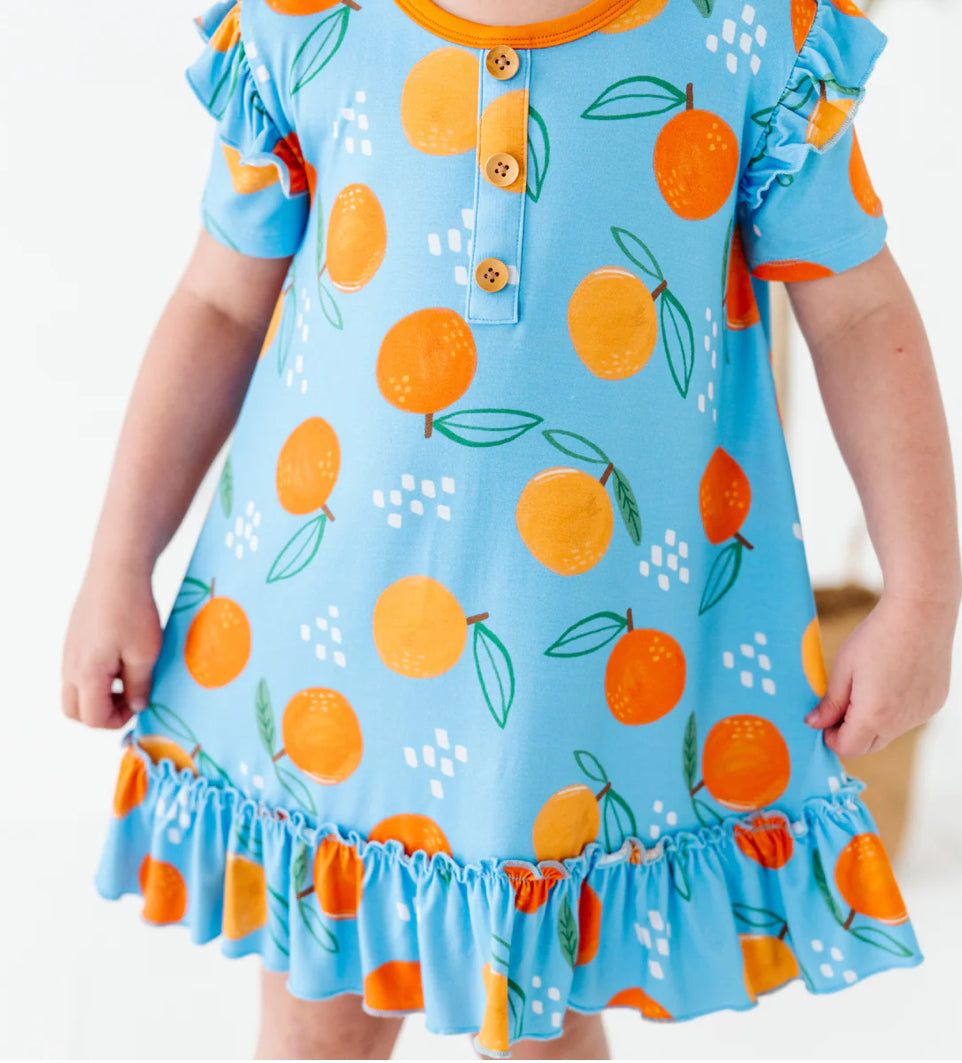 Toddler/Kids Gown- BE MY CLEMENTINE