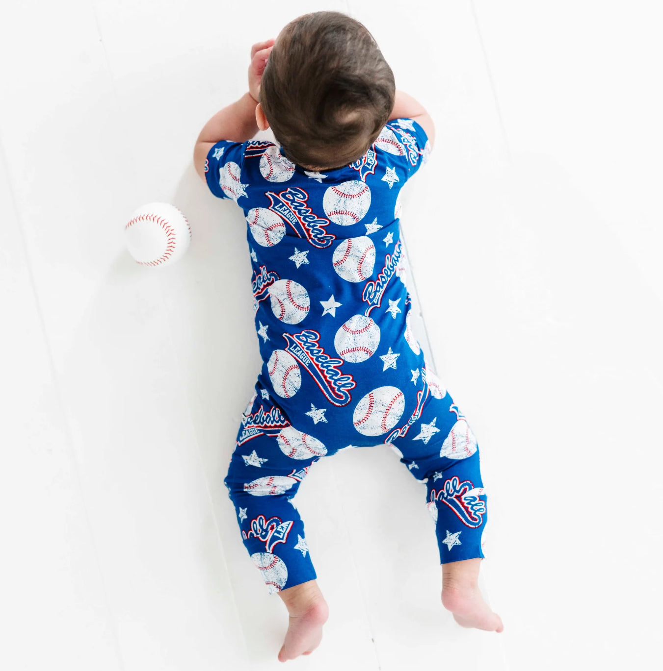 Short Sleeve Romper- PERFECT CATCH