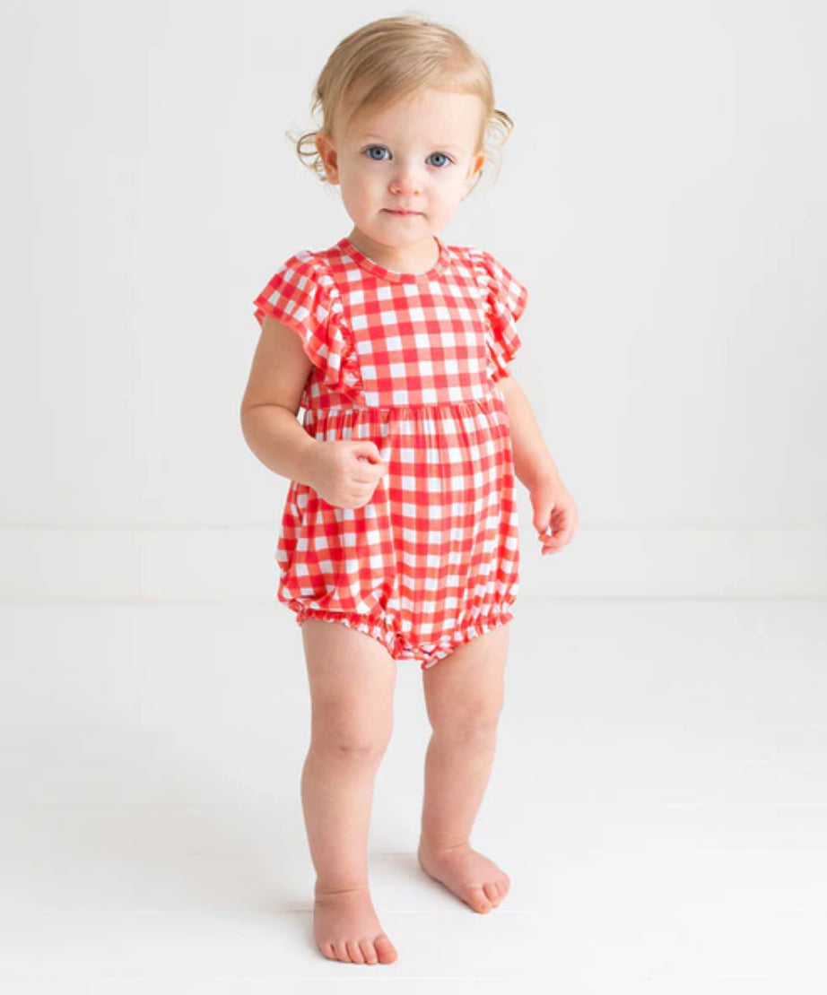 Flutter Sleeve Bubble Romper- POLLY