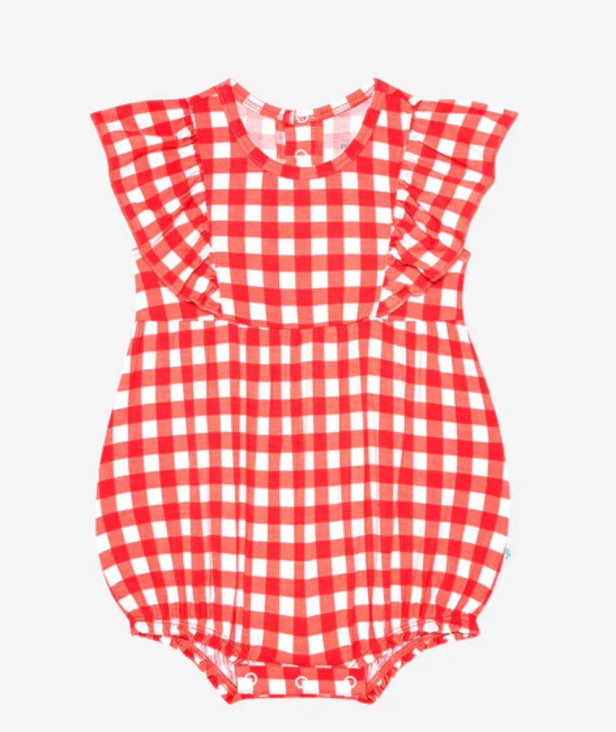 Flutter Sleeve Bubble Romper- POLLY