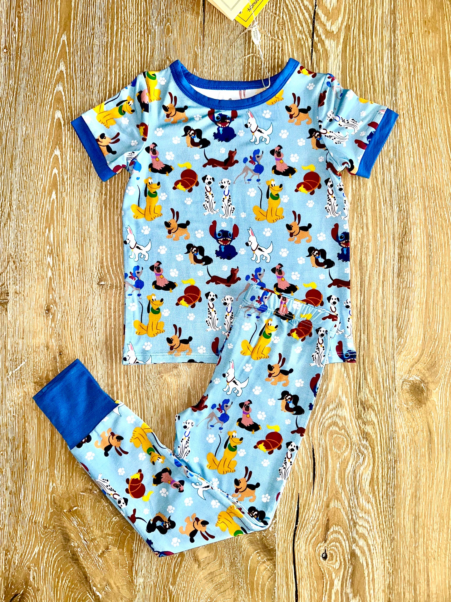 Bamboo Short Sleeve Pant Lounge Set (Kennedy)- MAGIC DISNEY MUTTS DOGS