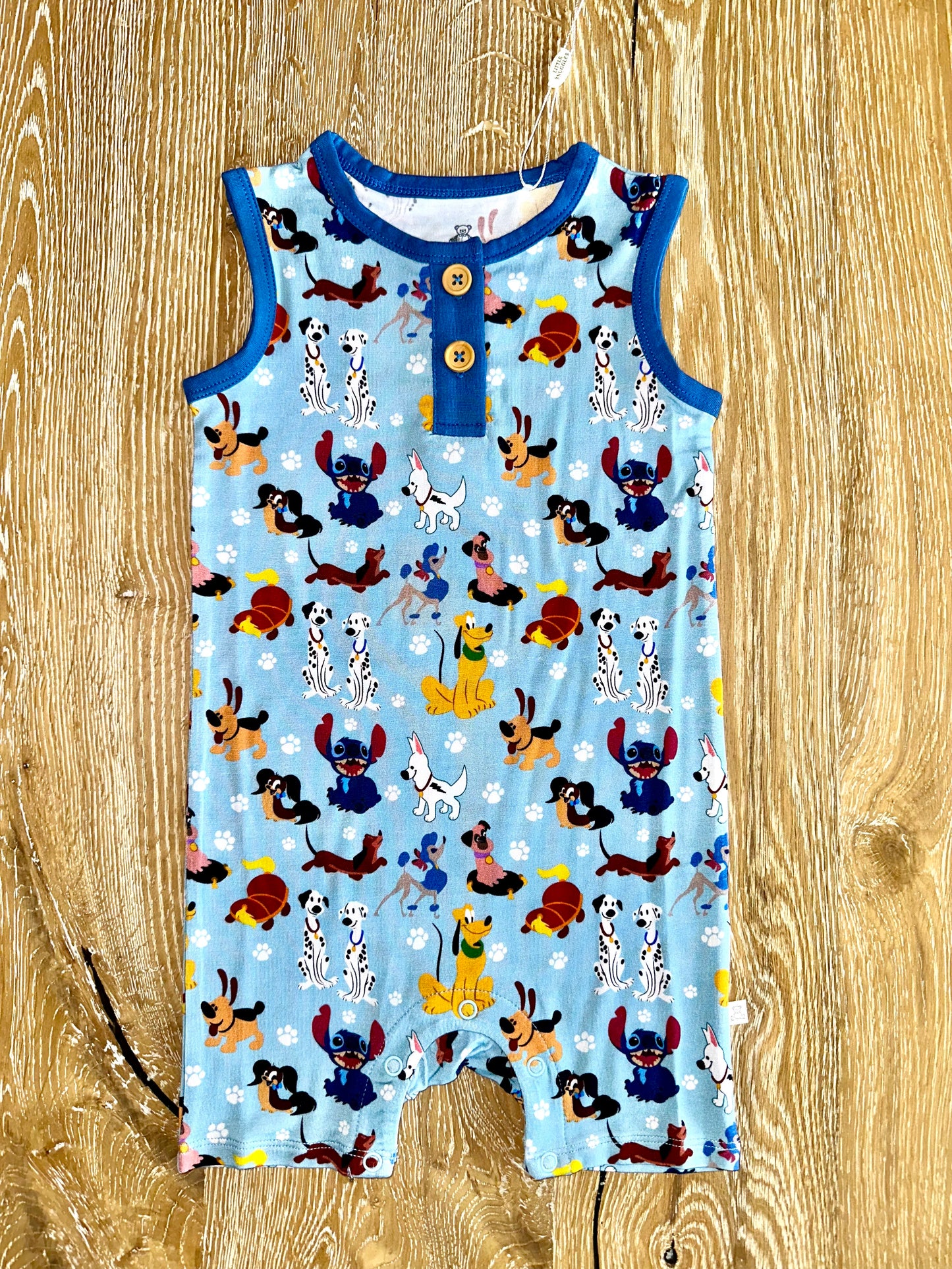 Bamboo Shortie Tank Romper (HANK)- MAGIC MUTTS DISNEY DOGS