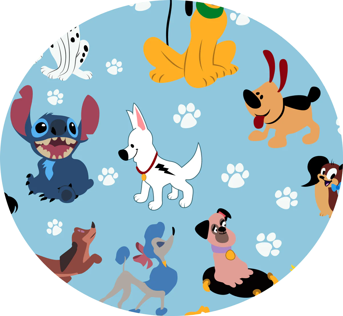 Bamboo Short Sleeve Shorts Lounge Set (BENTLEY)- MAGIC MUTTS DISNEY DOGS
