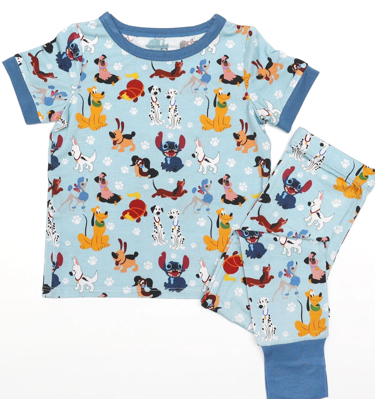 Bamboo Short Sleeve Pant Lounge Set (Kennedy)- MAGIC DISNEY MUTTS DOGS