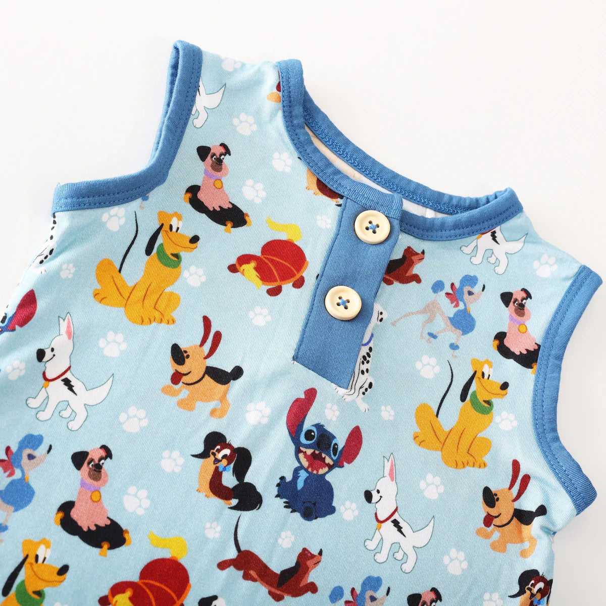 Bamboo Shortie Tank Romper (HANK)- MAGIC MUTTS DISNEY DOGS