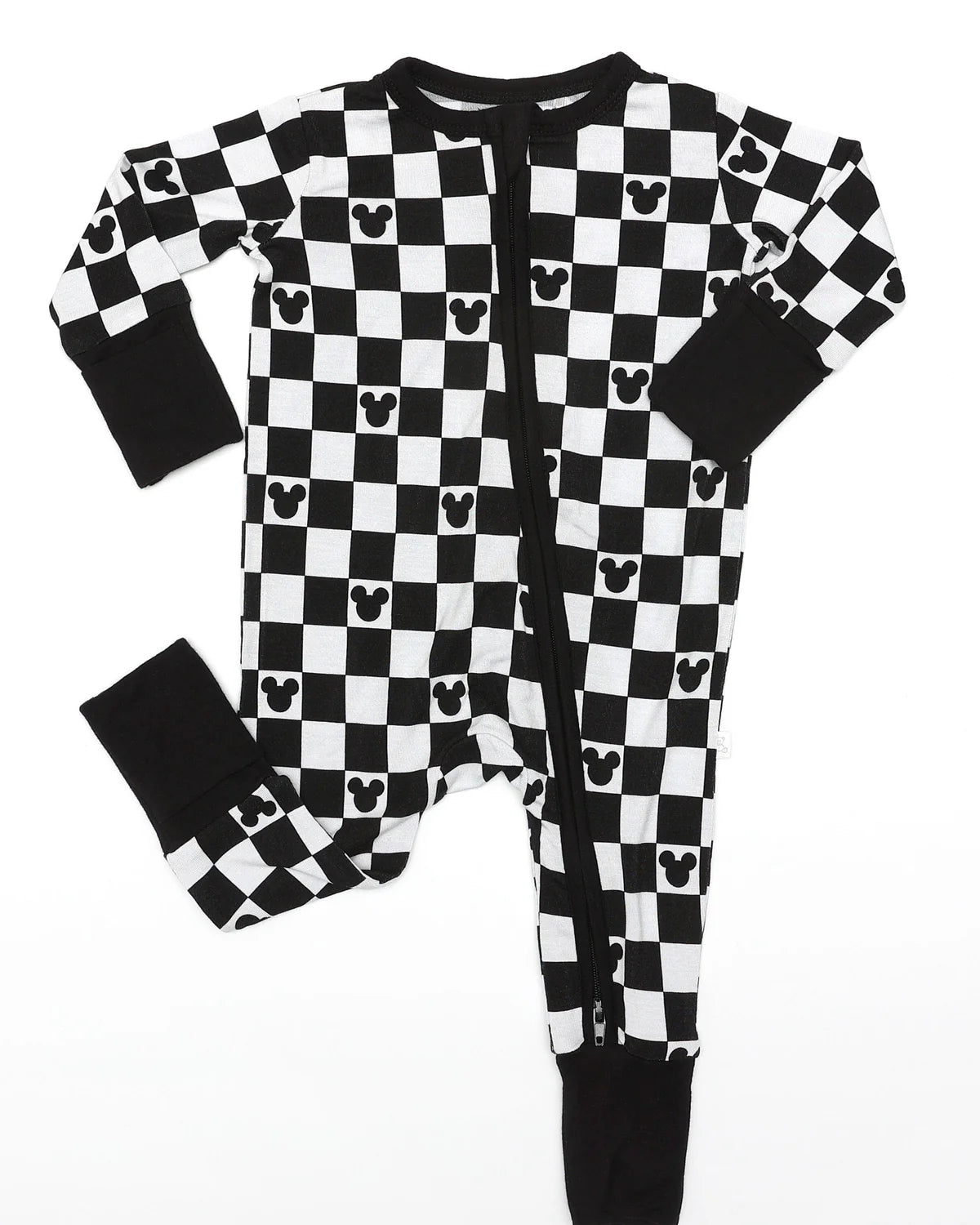 Bamboo Zippy Romper- MAGICAL MICKEY CHECKERED EARS