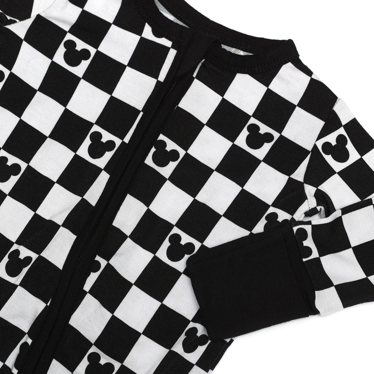 Bamboo Zippy Romper- MAGICAL MICKEY CHECKERED EARS