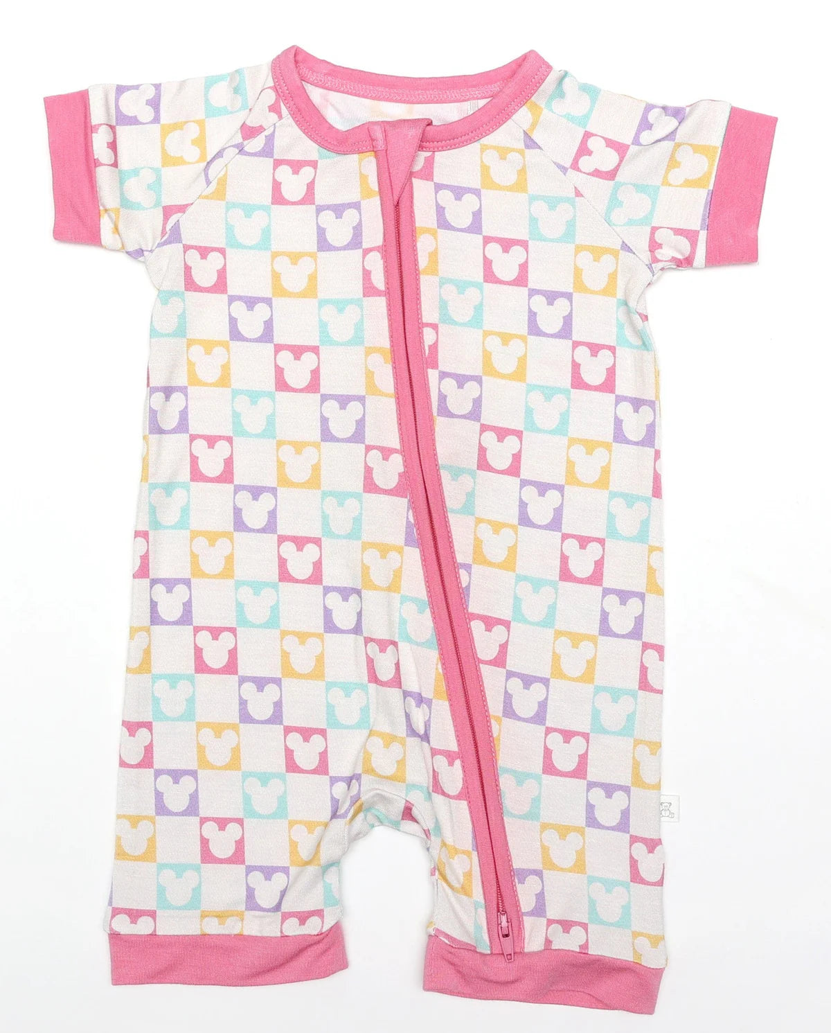 Bamboo Shorty Romper- MAGICAL MICKEY PASTEL EARS