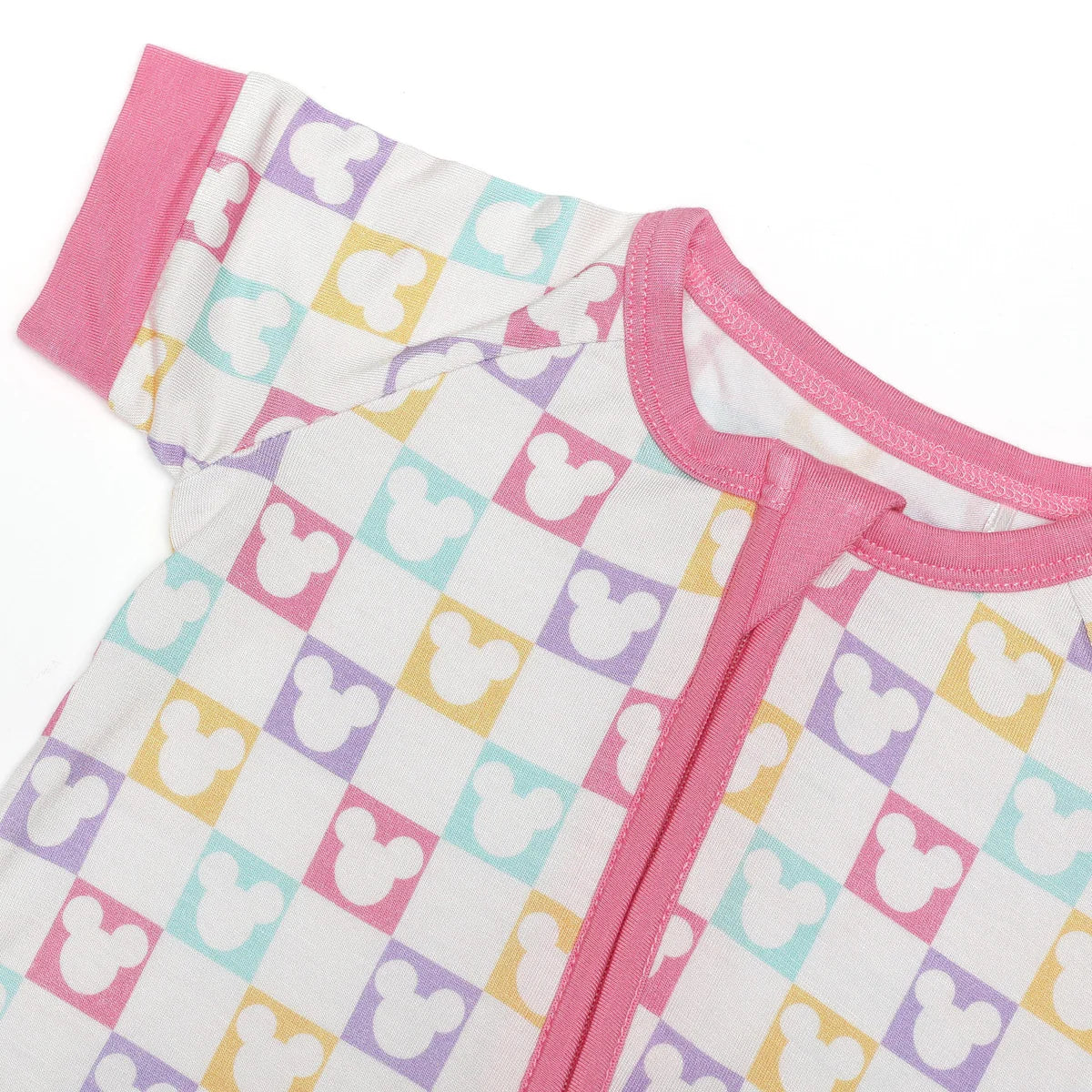 Bamboo Shorty Romper- MAGICAL MICKEY PASTEL EARS