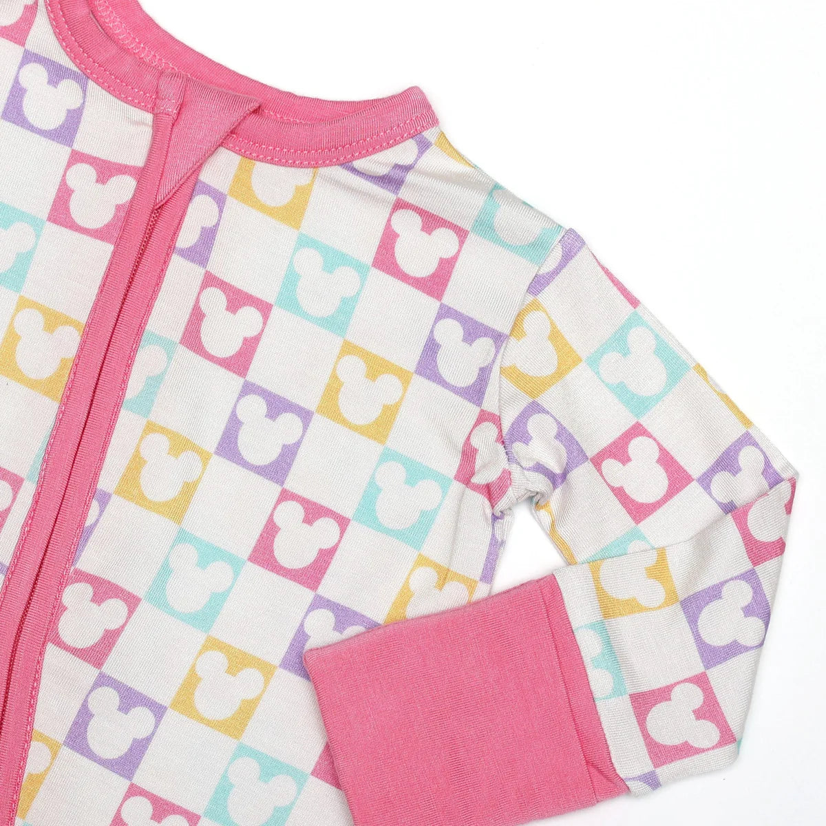 Bamboo Zippy Romper (Connor)- MAGICAL MICKEY PASTEL EARS