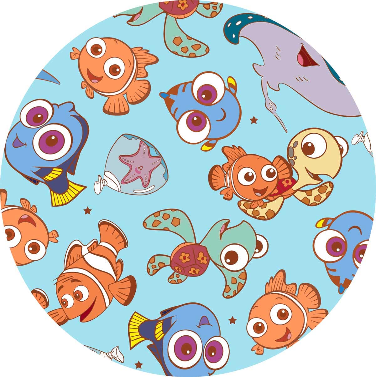 Bamboo Zippy Romper- MAGICAL NEMO REEF FRIENDS