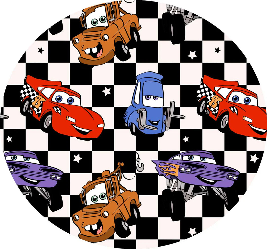 Bamboo Shortie Romper- MAGICAL CARS VICTORY LAP