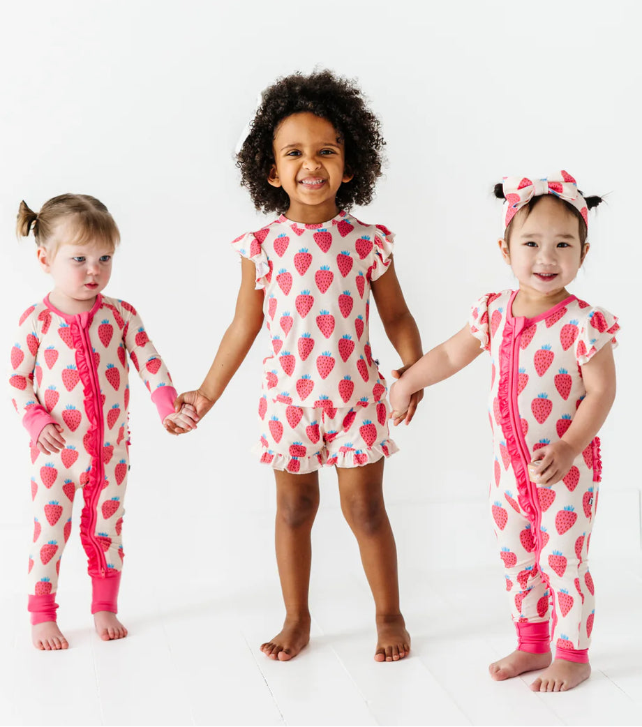 Short Sleeve Ruffle Romper- YOU’RE MY JAM