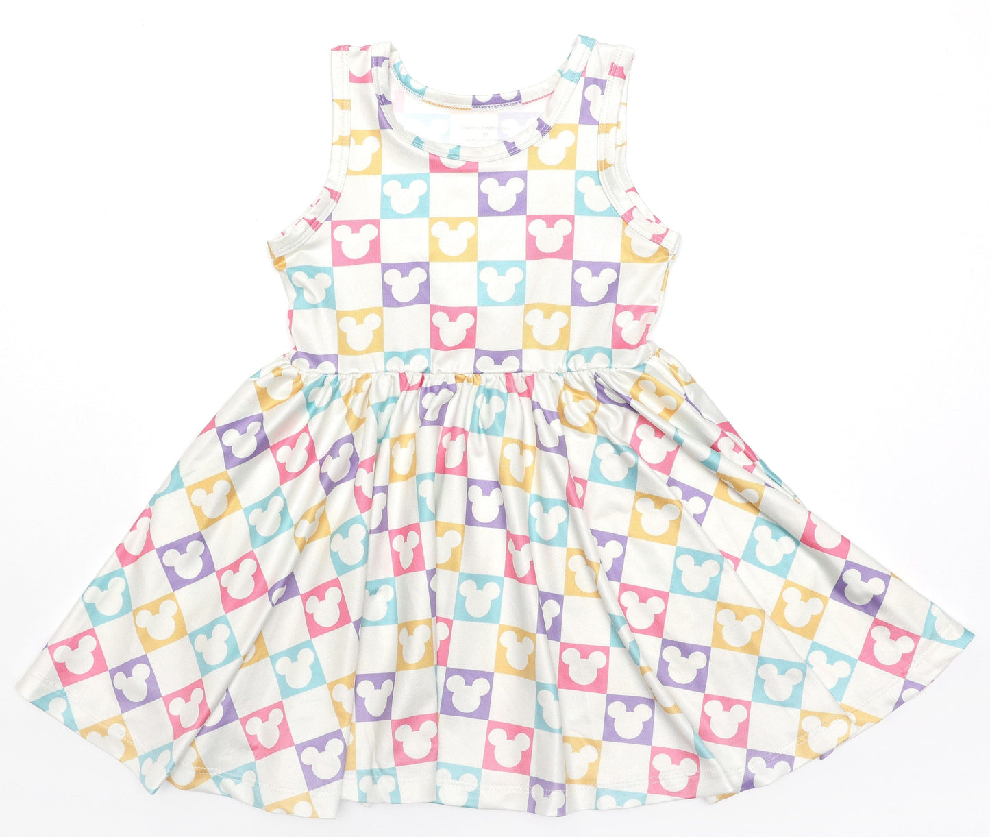 Girls Performance Tank Twirl Dress with Pockets- MAGIC PASTEL MICKEY EARS
