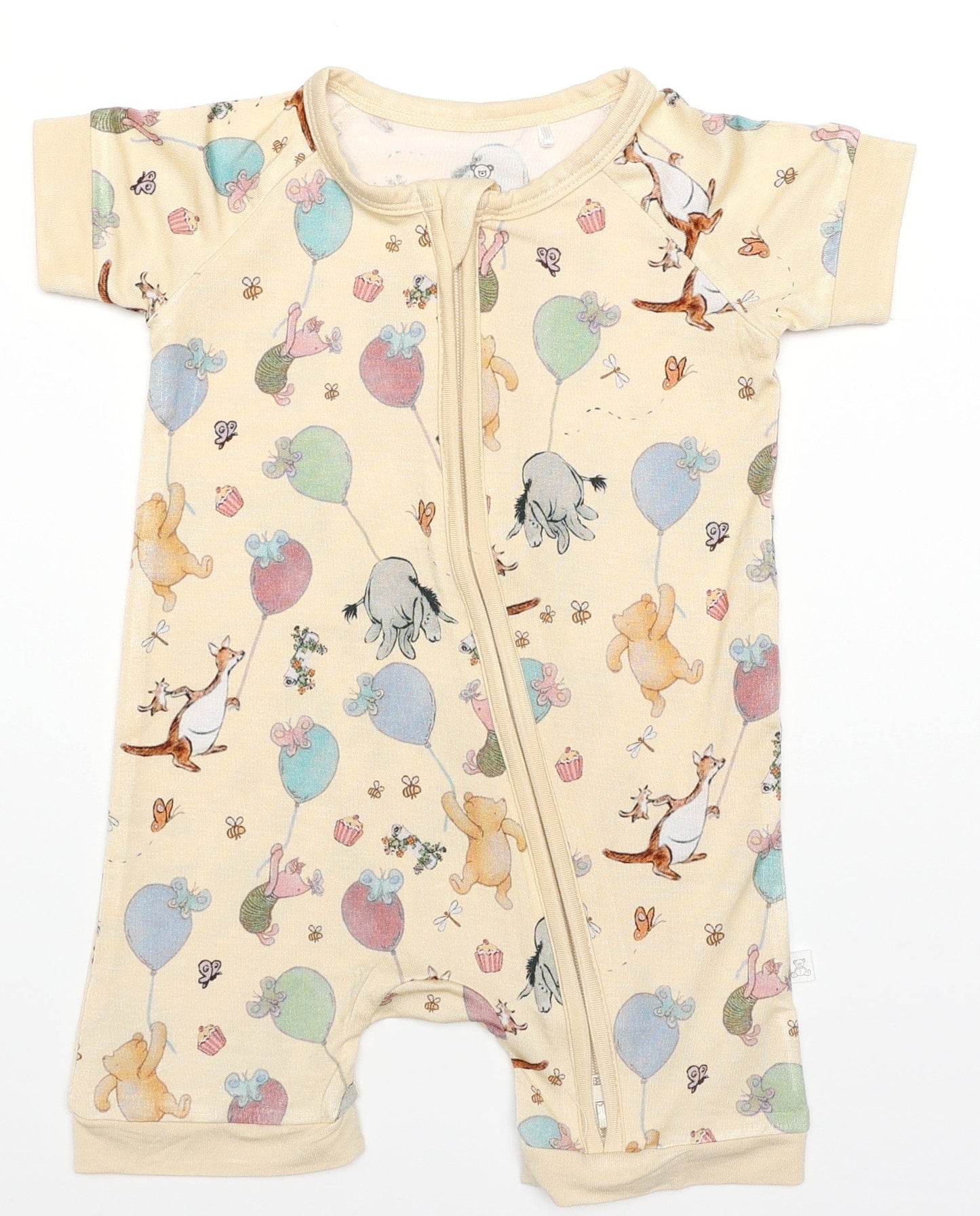 Bamboo Shorty Romper- PARTY WITH POOH