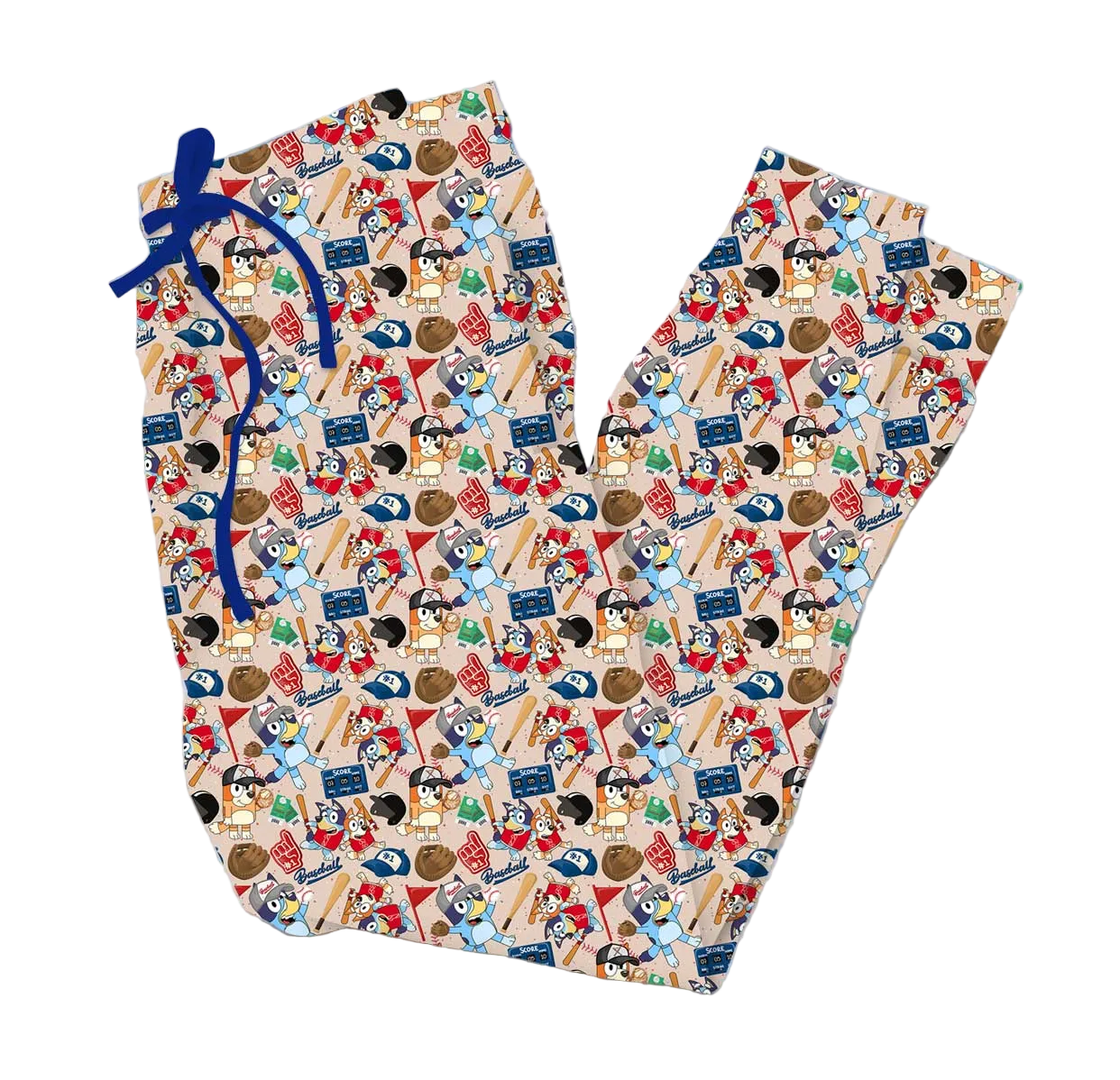 Women’s Bamboo Lounge Joggers- SPRING FEVER BASEBALL BUDDIES