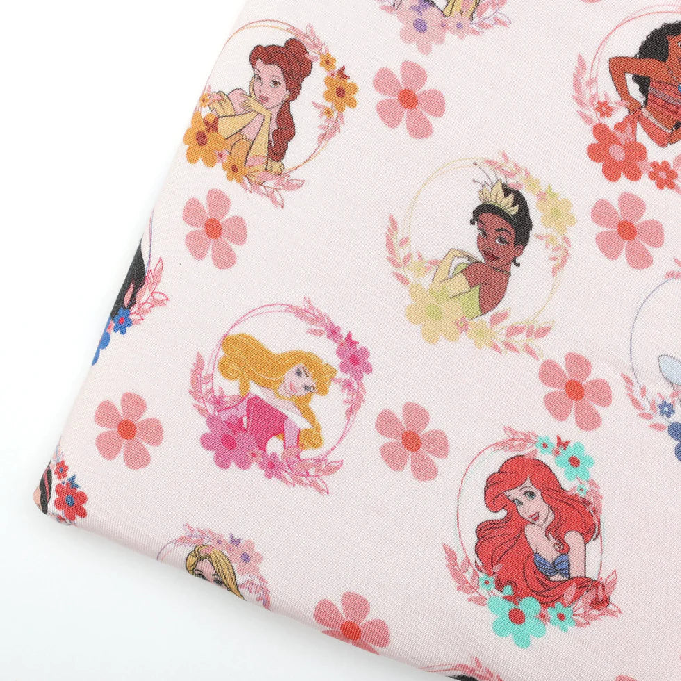 3 Layer Non Quilted Bamboo Blanket 50X65- PRINCESS PORTRAITS