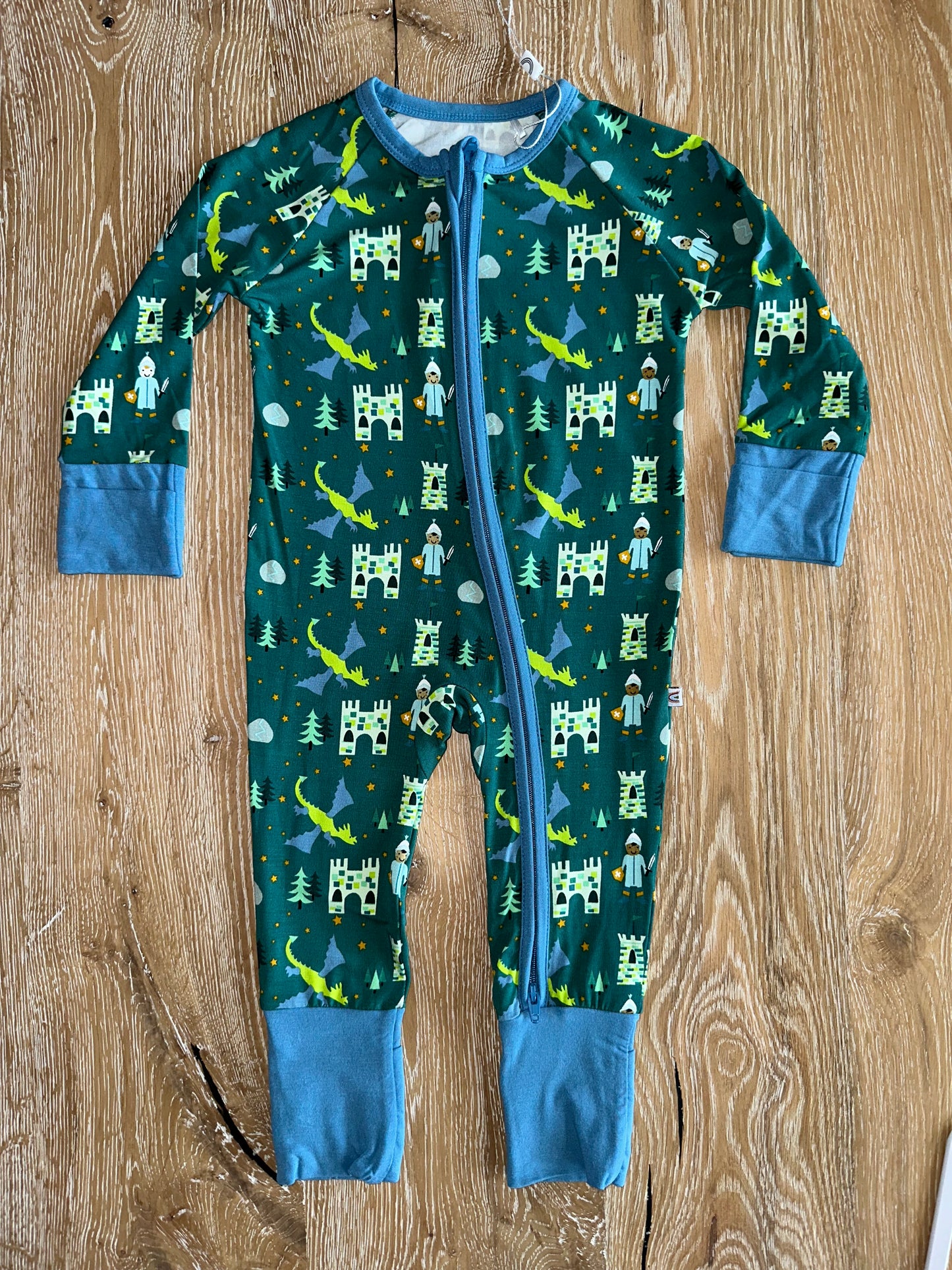Bamboo Convertible Sleepie- Ever After Fairytale Dragons
