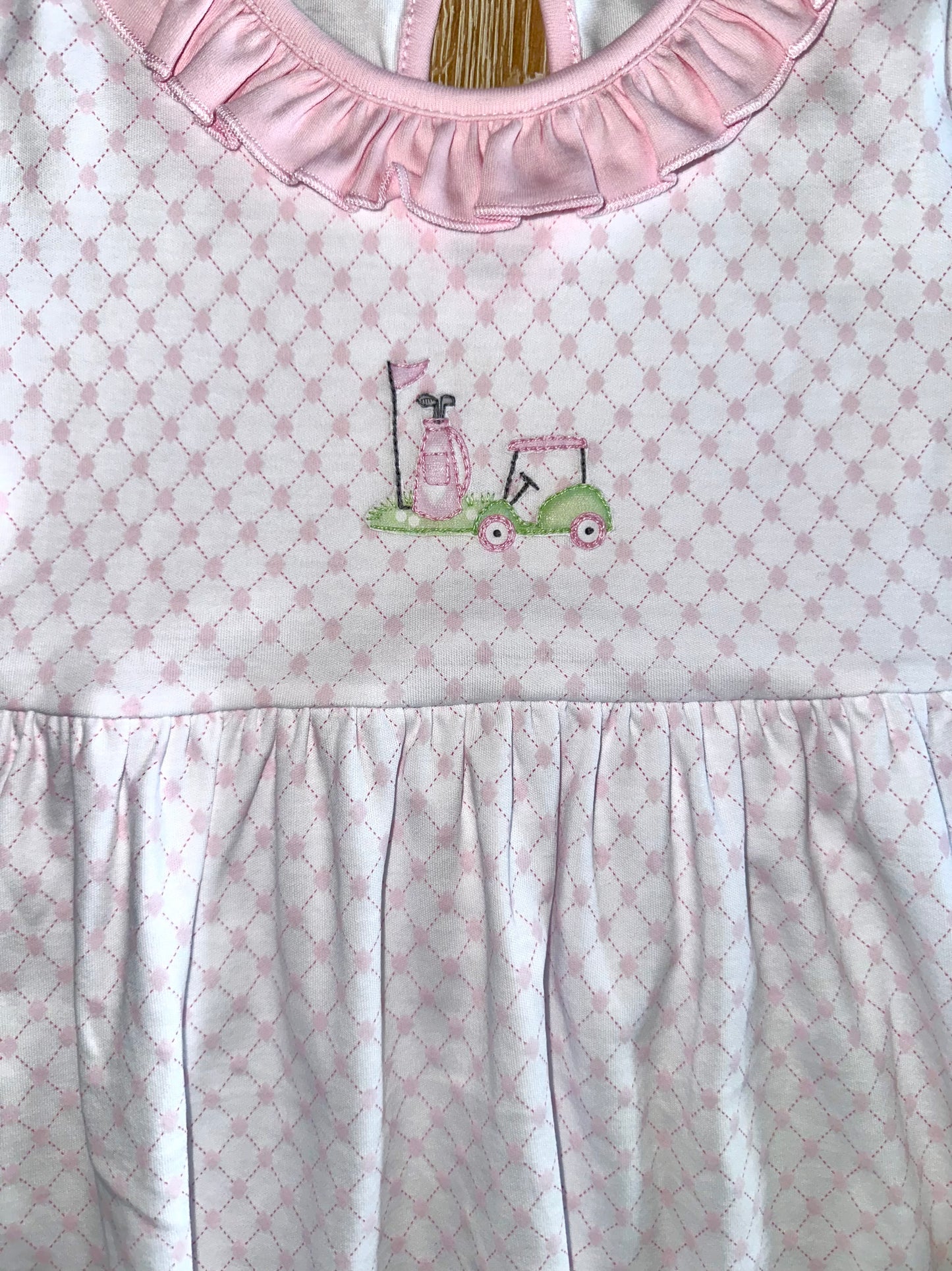 Embroidered Toddler Dress -Putting Around