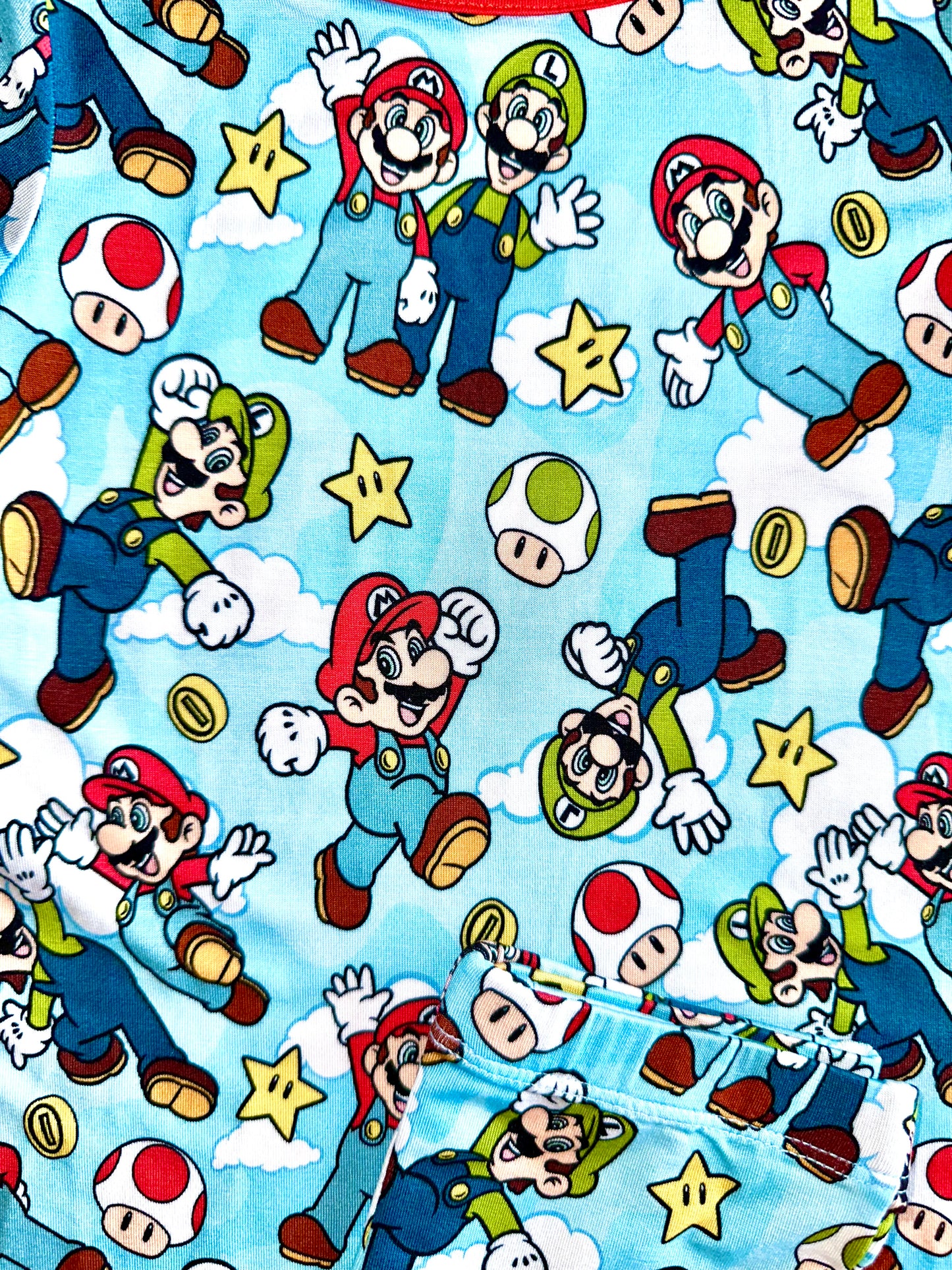 Bamboo Short Sleeve Pant Lounge Set (KENNEDY)- SUPER MARIO BROTHERS