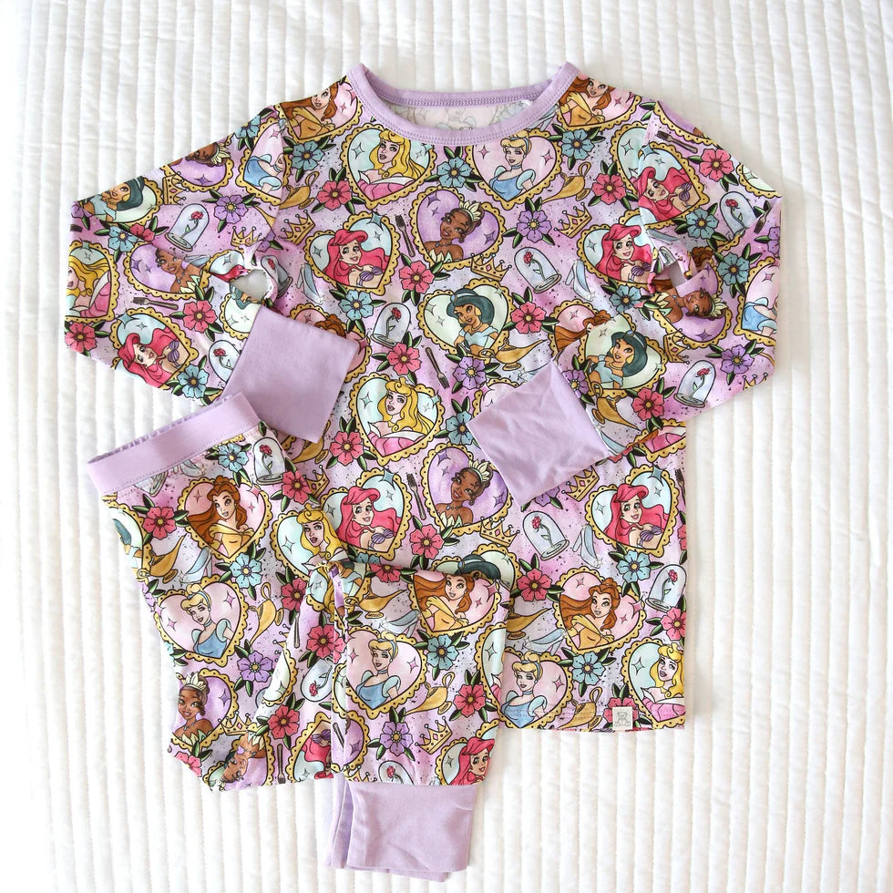 Bamboo (Willow) Long Sleeve Lounge Set- PRINCESS LOVE