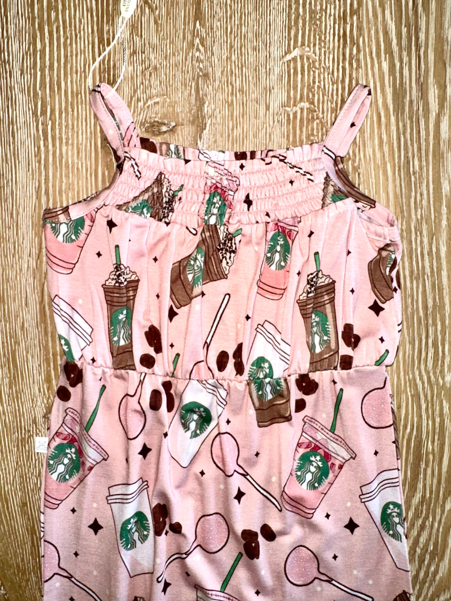Girls Bamboo Sleeveless Jumper (LAINEY)- Pink Drink