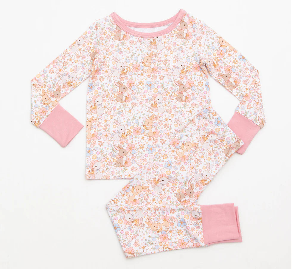 Bamboo (Willow) Long Sleeve Lounge Set- BLOSSOM BUDDIES
