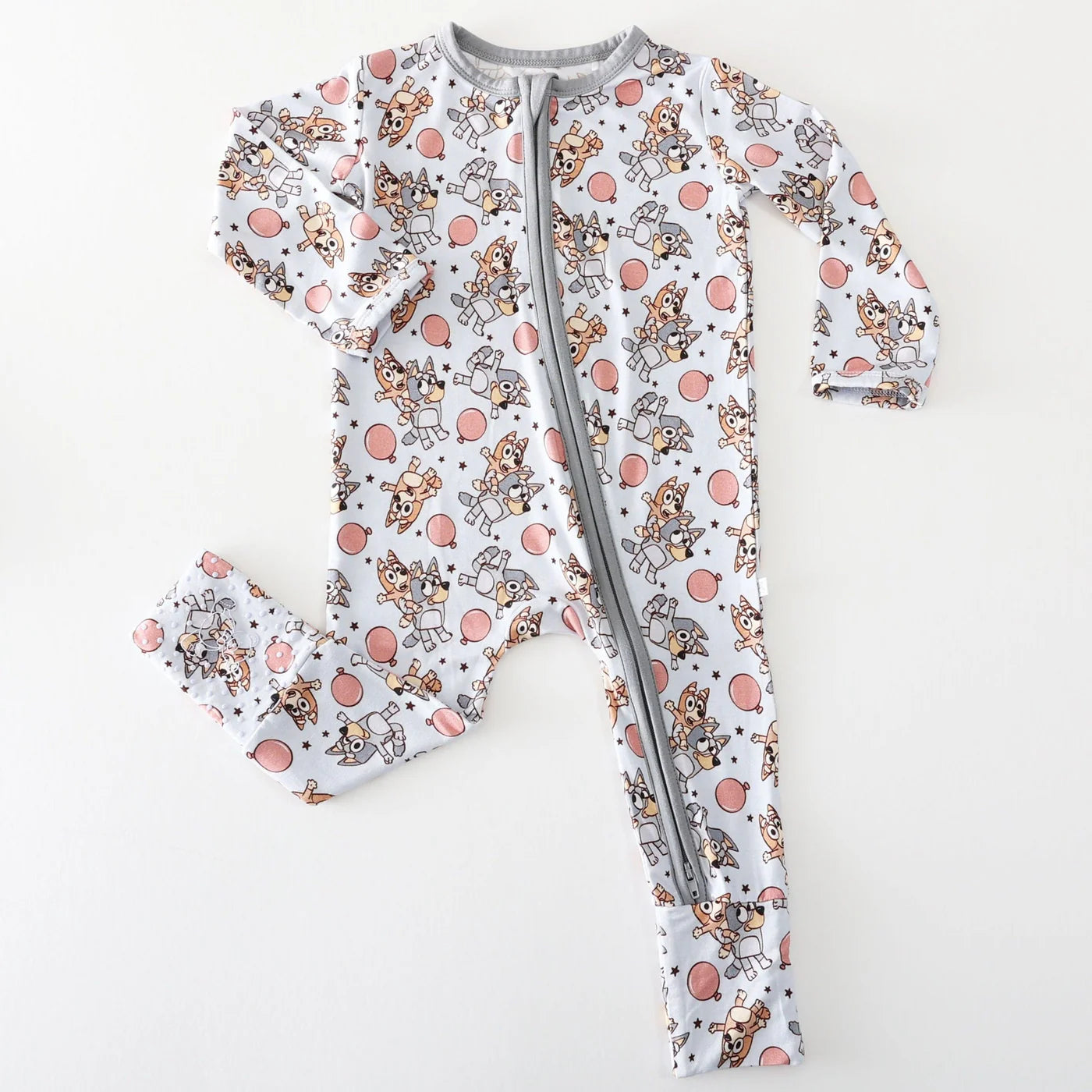 Bamboo (Connor) Zippy Romper- BIRTHDAY PUPS