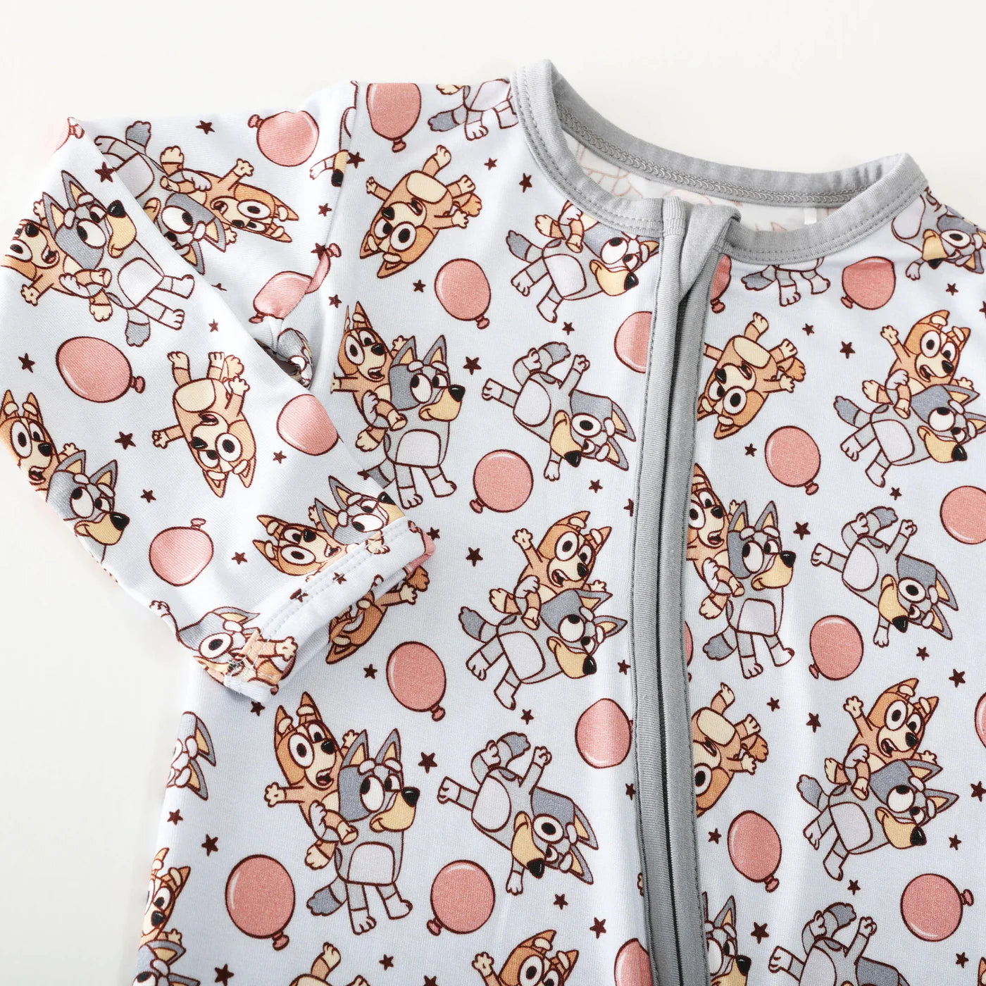 Bamboo (Connor) Zippy Romper- BIRTHDAY PUPS