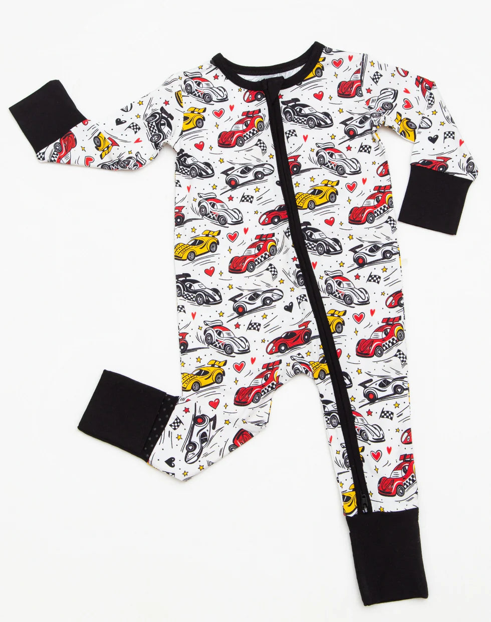Bamboo (Connor) Zippy Romper- SPEED RACERS