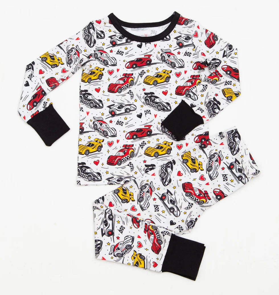 Bamboo (Willow) Long Sleeve Lounge Set- SPEED RACERS