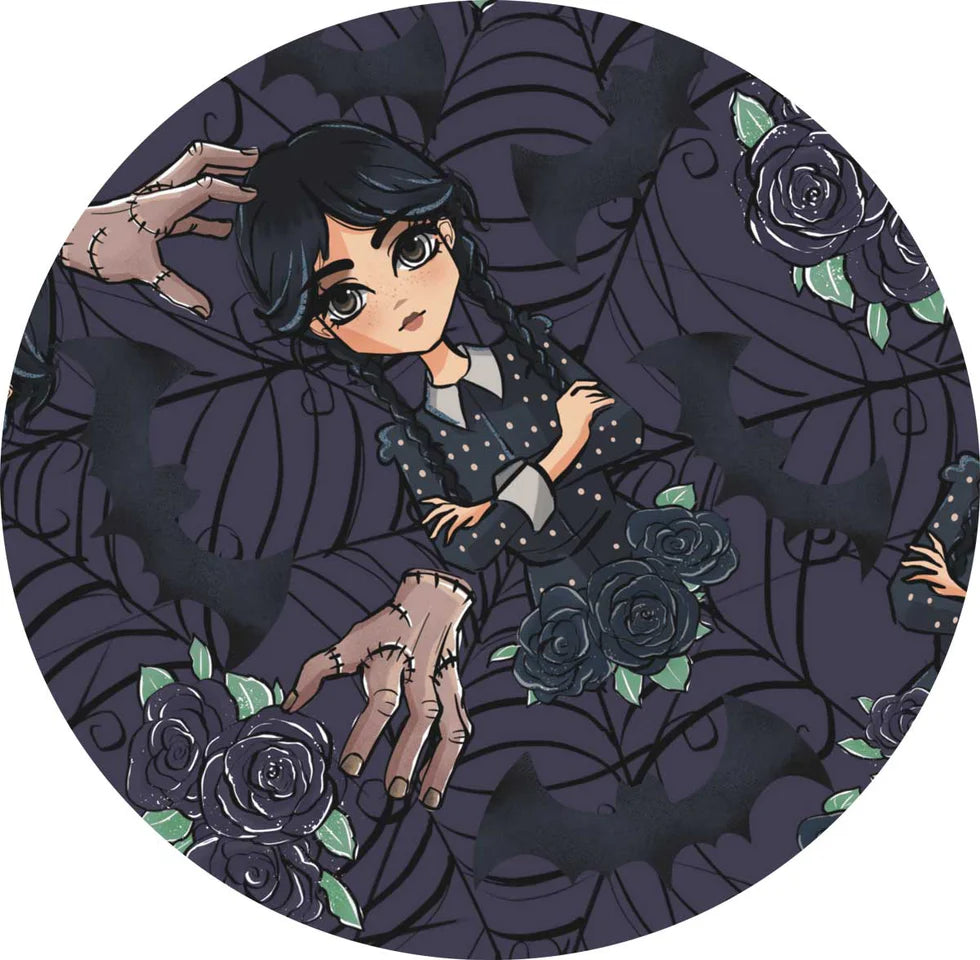 Bamboo (Willow) Long Sleeve Lounge Set- VERY SCARY WEDNESDAY