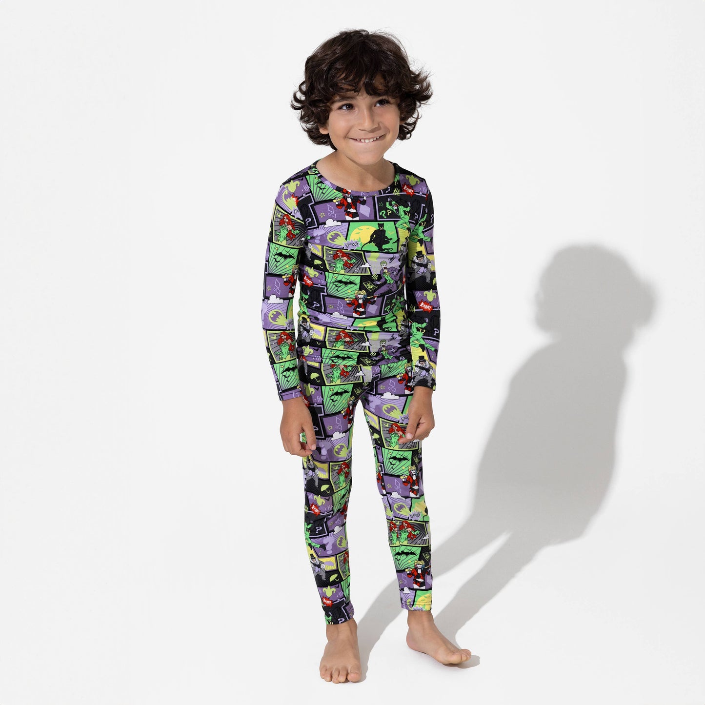 Batman Baddies Bamboo Kids Pajamas: 4T
