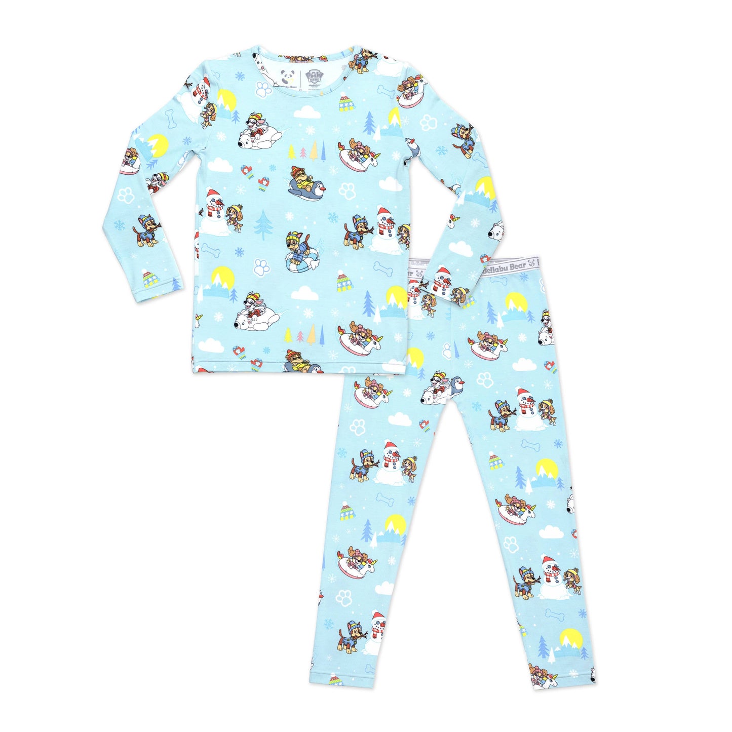 PAW Patrol Winter Kids Bamboo Pajamas: 5T
