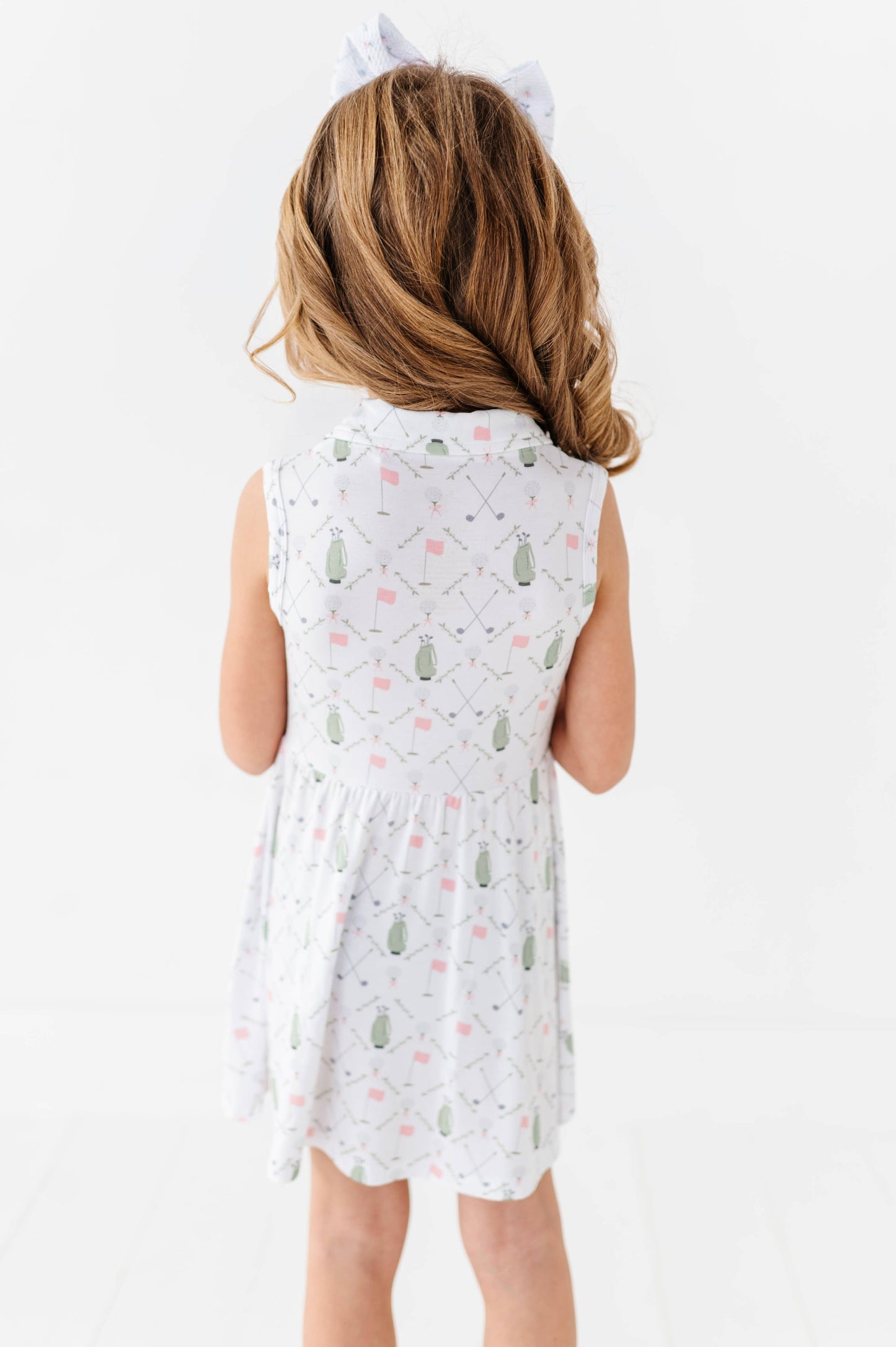 Dressed to the Tee Collared Dress- Pink