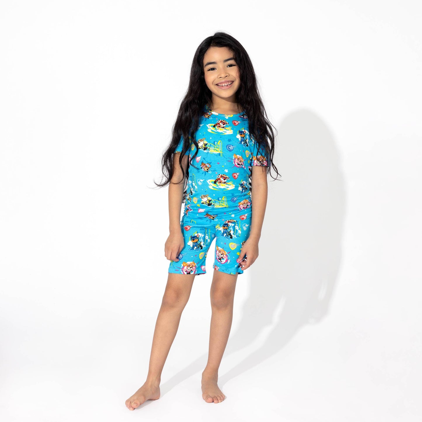 PAW Patrol Mighty Movie - Mighty Pups Kids Bamboo Short Set: 2T