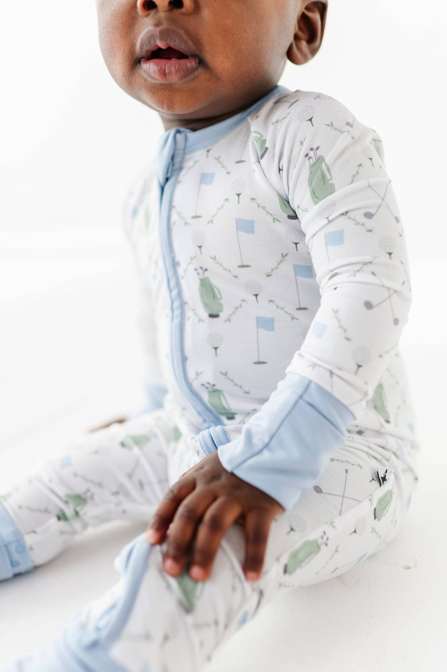 Dressed to the Tee Convertible Footies- Blue